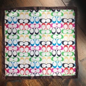 Coach Colourful C Square Scarf